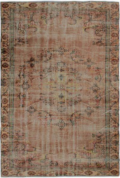 Vintage Turkish Hand-Knotted Rug - 5' 5" x 8' 2" (65" x 98")