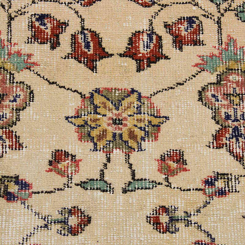 El Dokuma Vintage Halı - 107 cm x 178 cm - K0083053