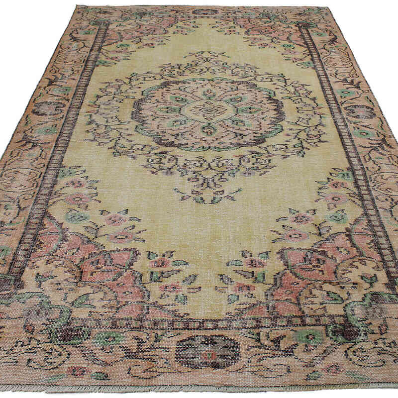 El Dokuma Vintage Halı - 163 cm x 284 cm - K0083055