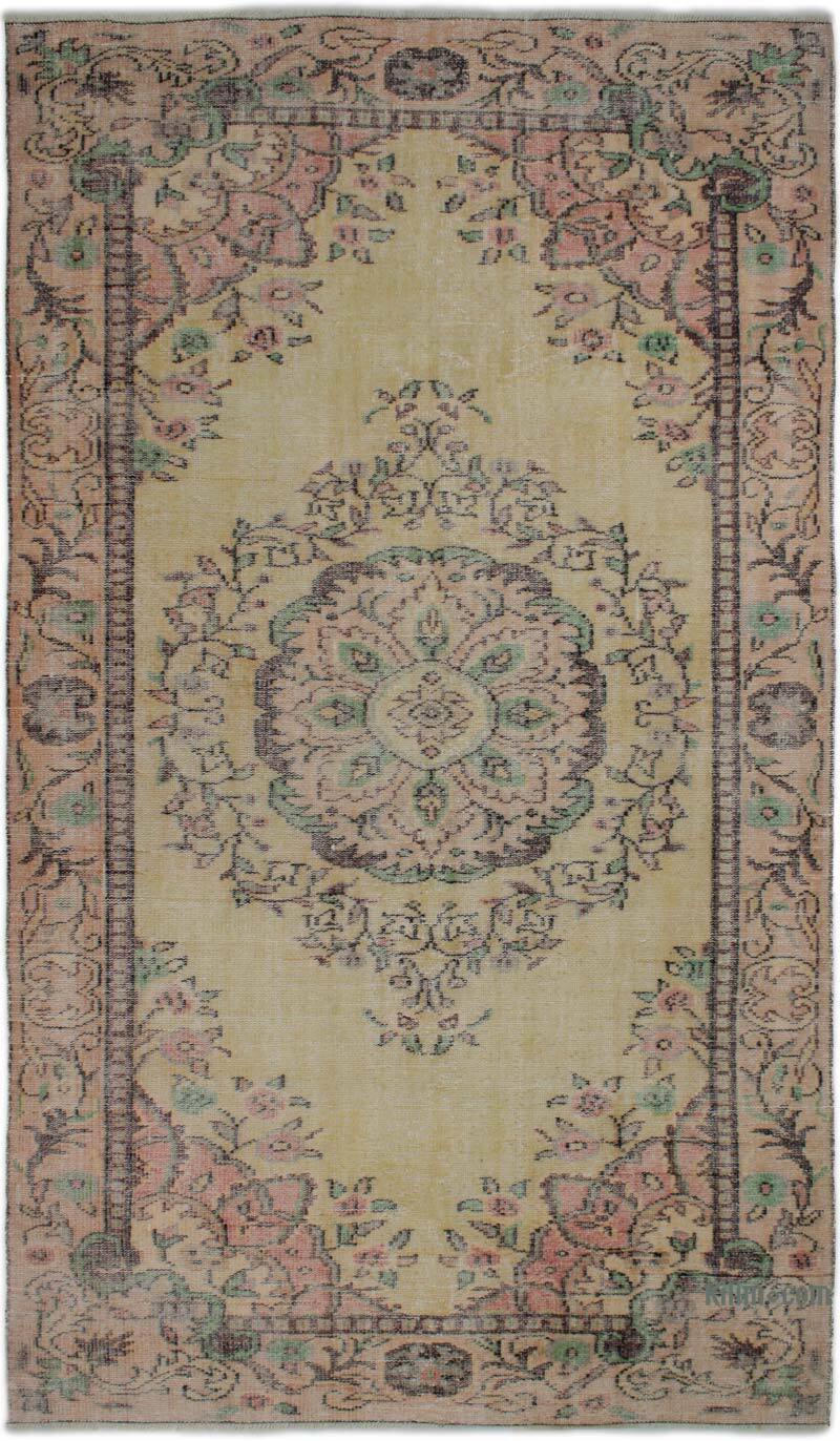 El Dokuma Vintage Halı - 163 cm x 284 cm - K0083055