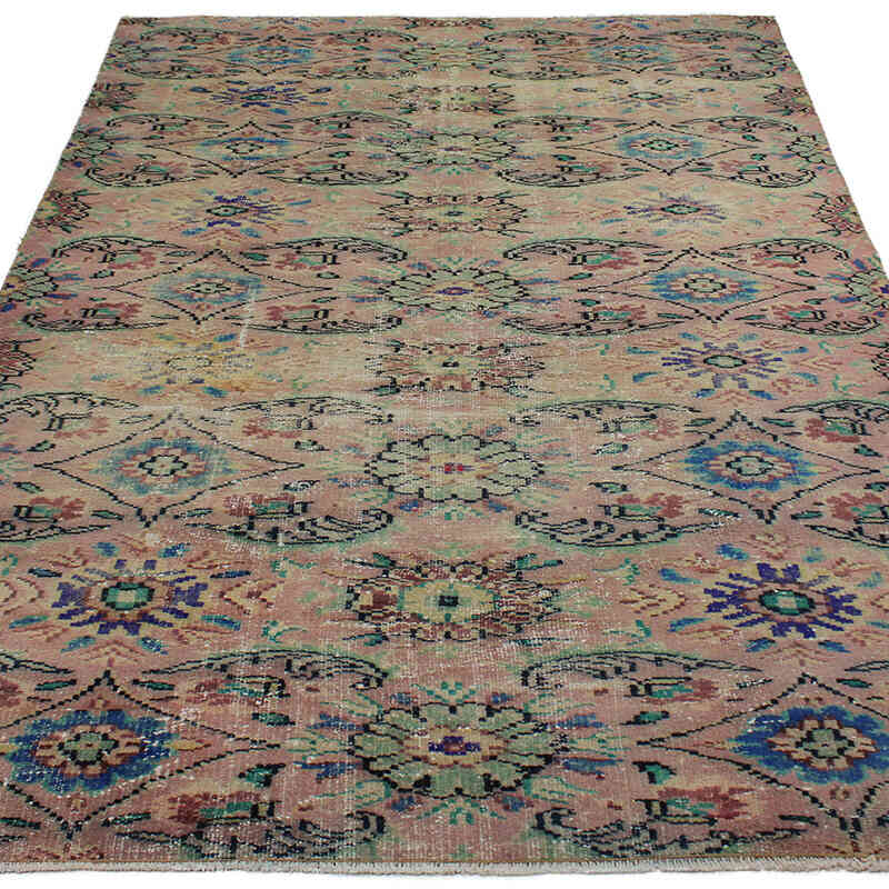 El Dokuma Vintage Halı - 155 cm x 254 cm - K0083056