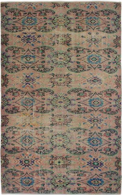 Vintage Turkish Hand-Knotted Rug - 5' 1" x 8' 4" (61" x 100")