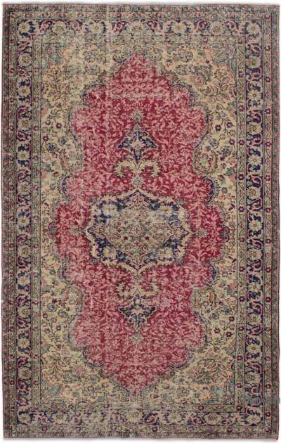 Vintage Turkish Hand-Knotted Rug - 5' 4" x 8' 6" (64" x 102")