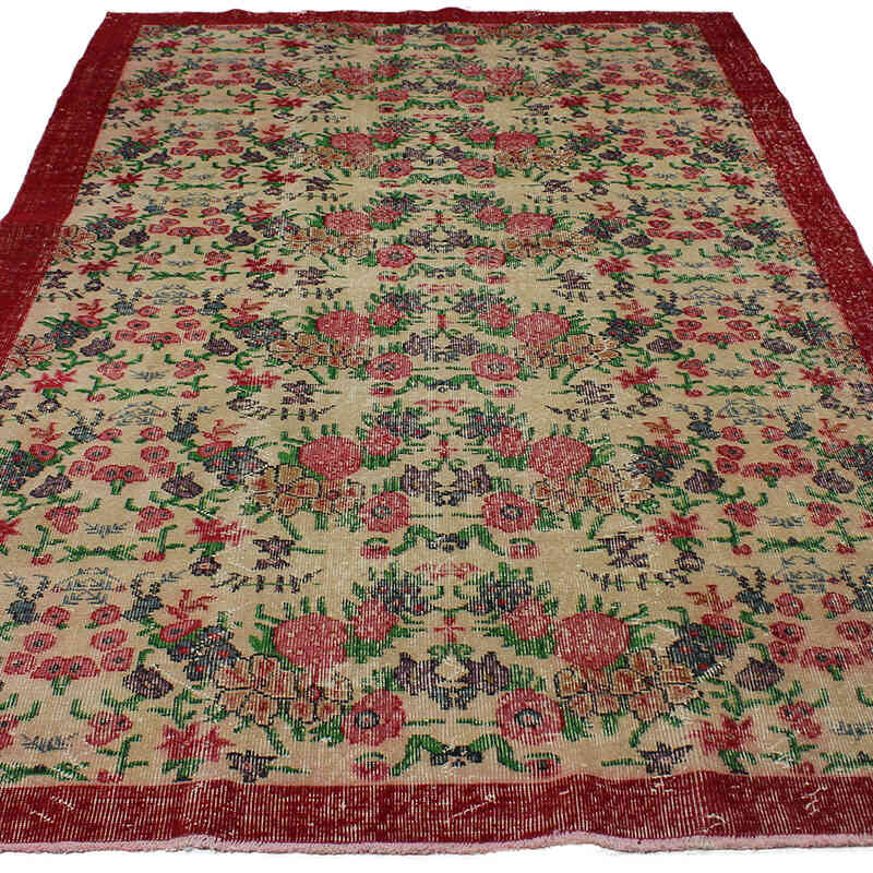 El Dokuma Vintage Halı - 168 cm x 275 cm - K0083060