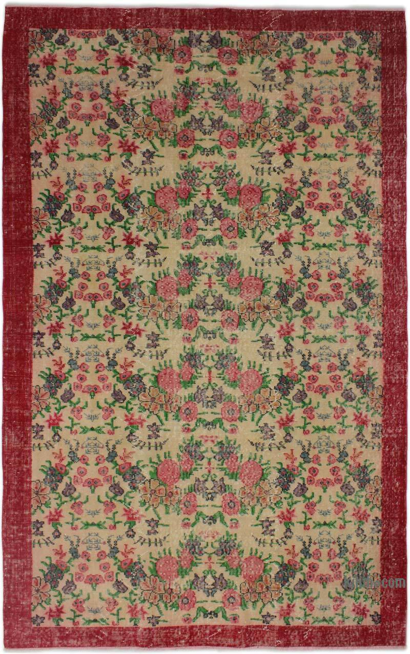 El Dokuma Vintage Halı - 168 cm x 275 cm - K0083060