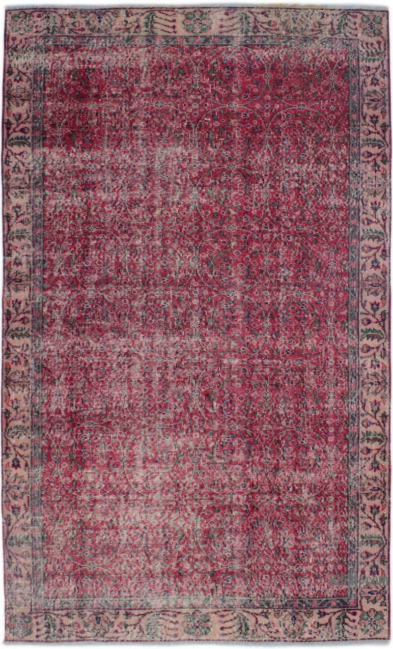 Vintage Turkish Hand-Knotted Rug - 5'  x 8' 3" (60" x 99") - K0083063