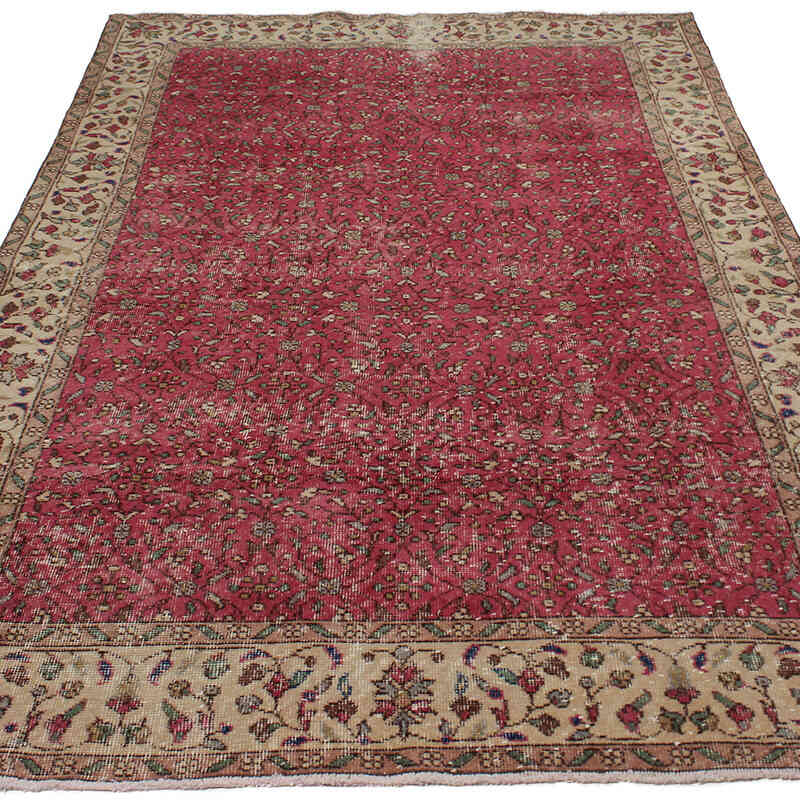 El Dokuma Vintage Halı - 157 cm x 260 cm - K0083064