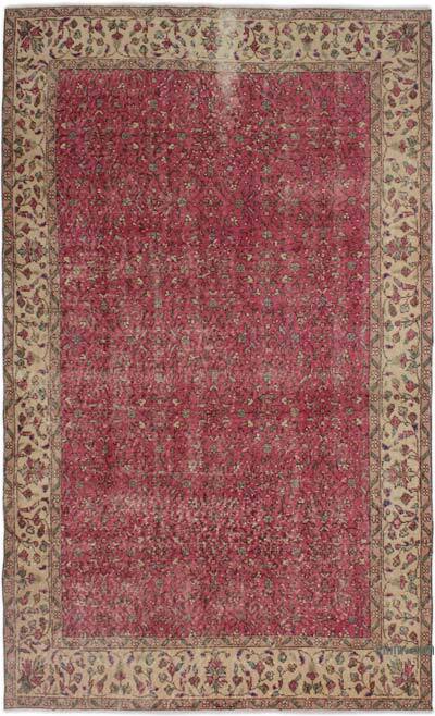 Vintage Turkish Hand-Knotted Rug - 5' 2" x 8' 6" (62" x 102")