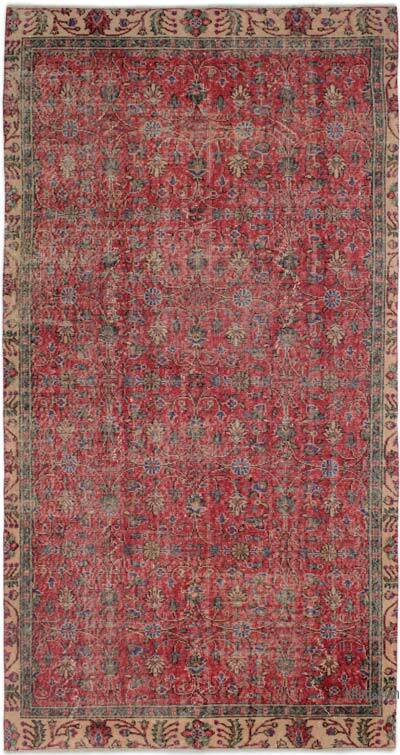 El Dokuma Vintage Halı - 150 cm x 290 cm