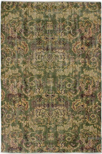 Vintage Turkish Hand-Knotted Rug - 5' 1" x 7' 10" (61" x 94")