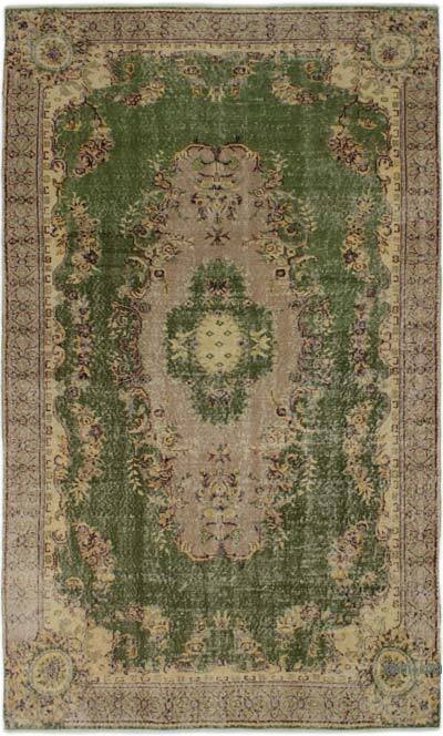Vintage Turkish Hand-Knotted Rug - 5' 3" x 8' 11" (63" x 107")