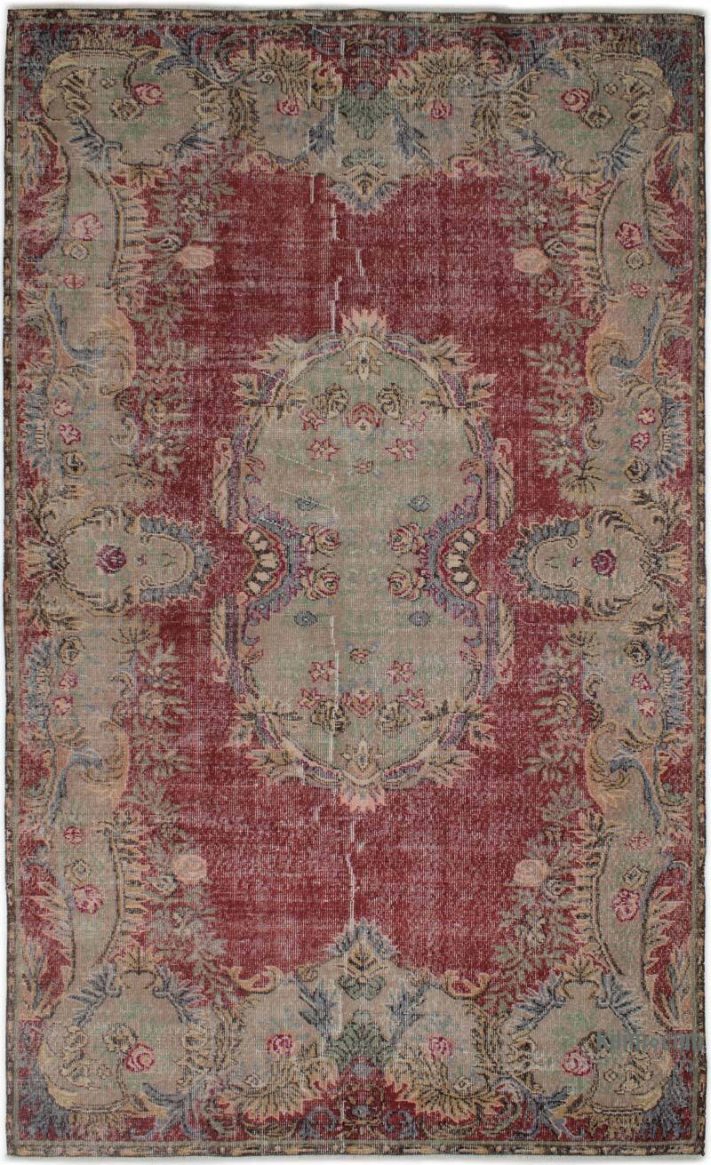 Alfombra Vintage Turca Anudada a Mano - 176 cm x 296 cm - K0083069