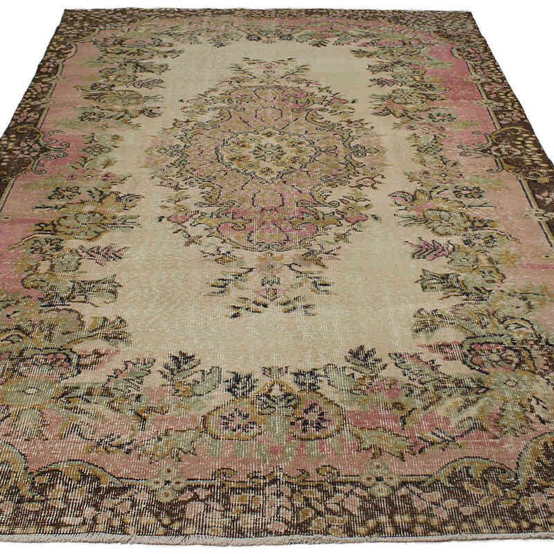 El Dokuma Vintage Halı - 180 cm x 288 cm - K0083070