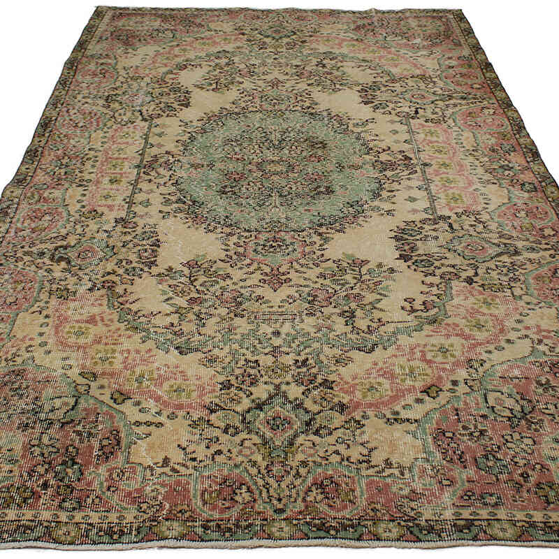 El Dokuma Vintage Halı - 164 cm x 290 cm - K0083071