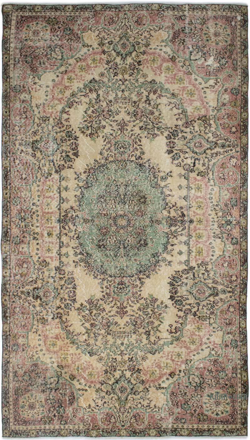 El Dokuma Vintage Halı - 164 cm x 290 cm - K0083071