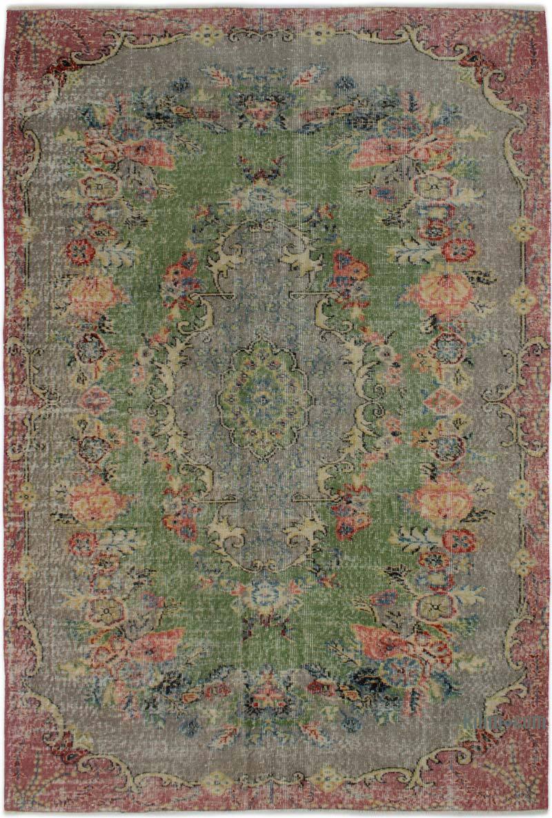Vintage Turkish Hand-Knotted Rug - 5' 9" x 8' 7" (69" x 103") - K0083072