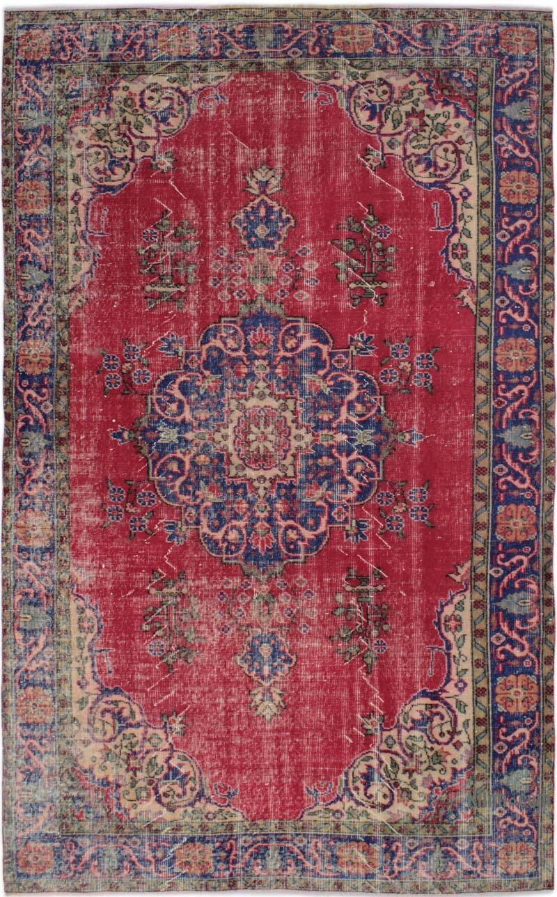 El Dokuma Vintage Halı - 173 cm x 285 cm - K0083075