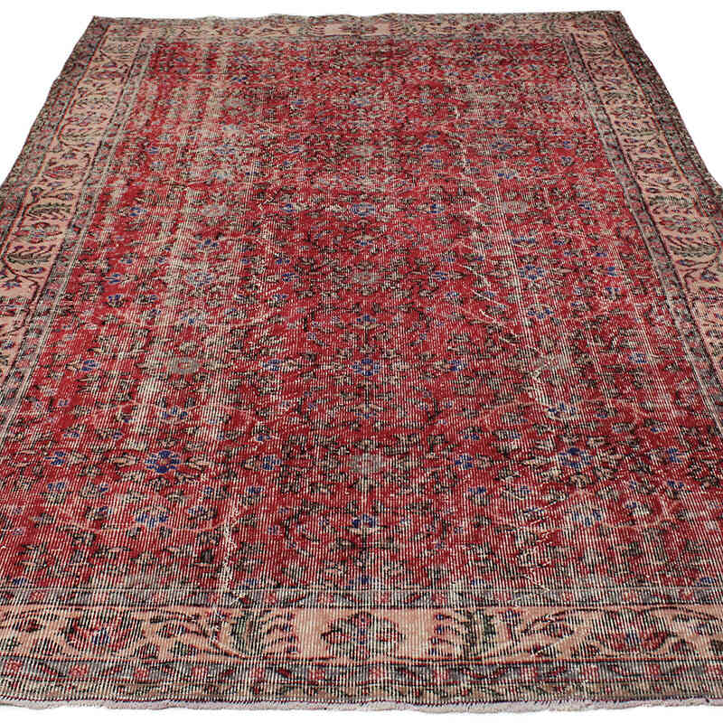 Vintage Turkish Hand-Knotted Rug - 5' 9" x 8' 11" (69" x 107") - K0083077