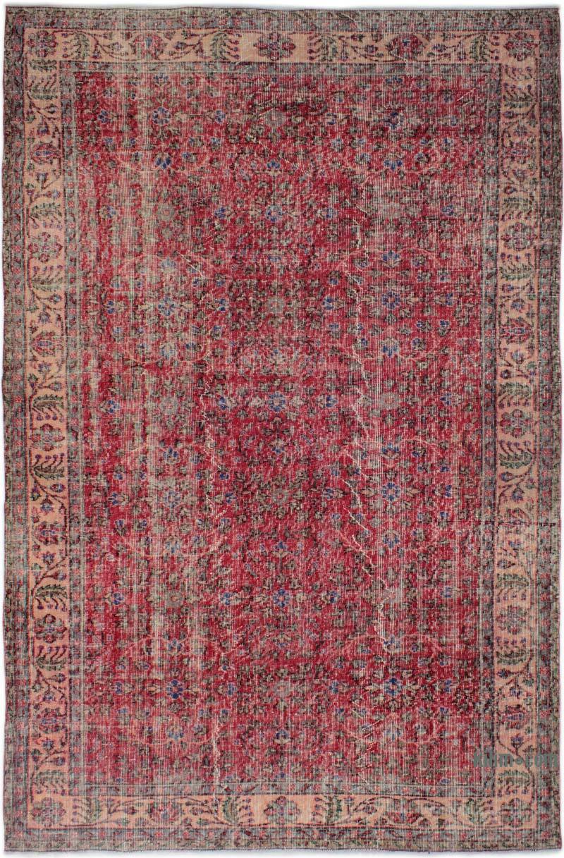 Vintage Turkish Hand-Knotted Rug - 5' 9" x 8' 11" (69" x 107") - K0083077
