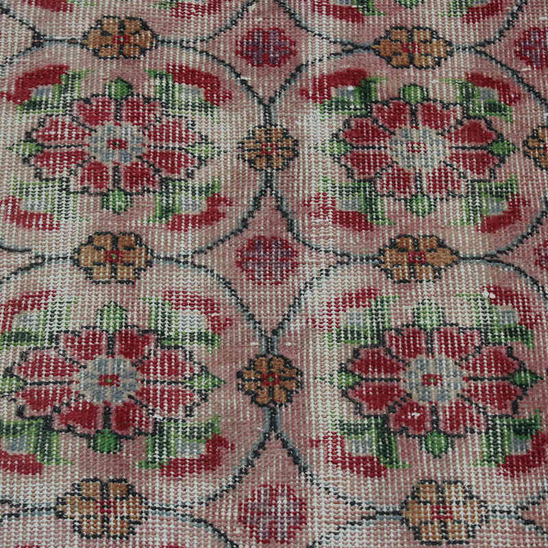 Alfombra Vintage Turca Anudada a Mano - 178 cm x 274 cm - K0083078