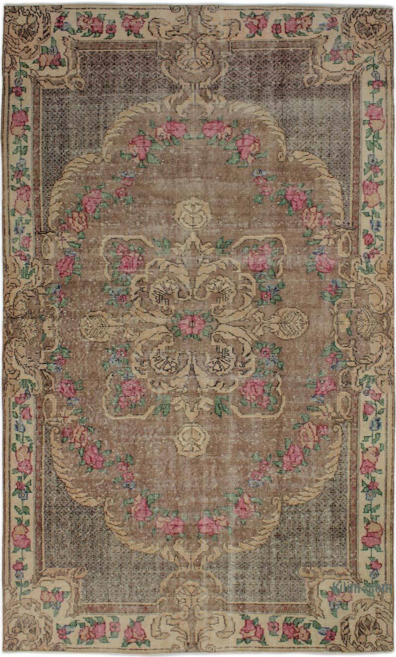 El Dokuma Vintage Halı - 160 cm x 274 cm - K0083080