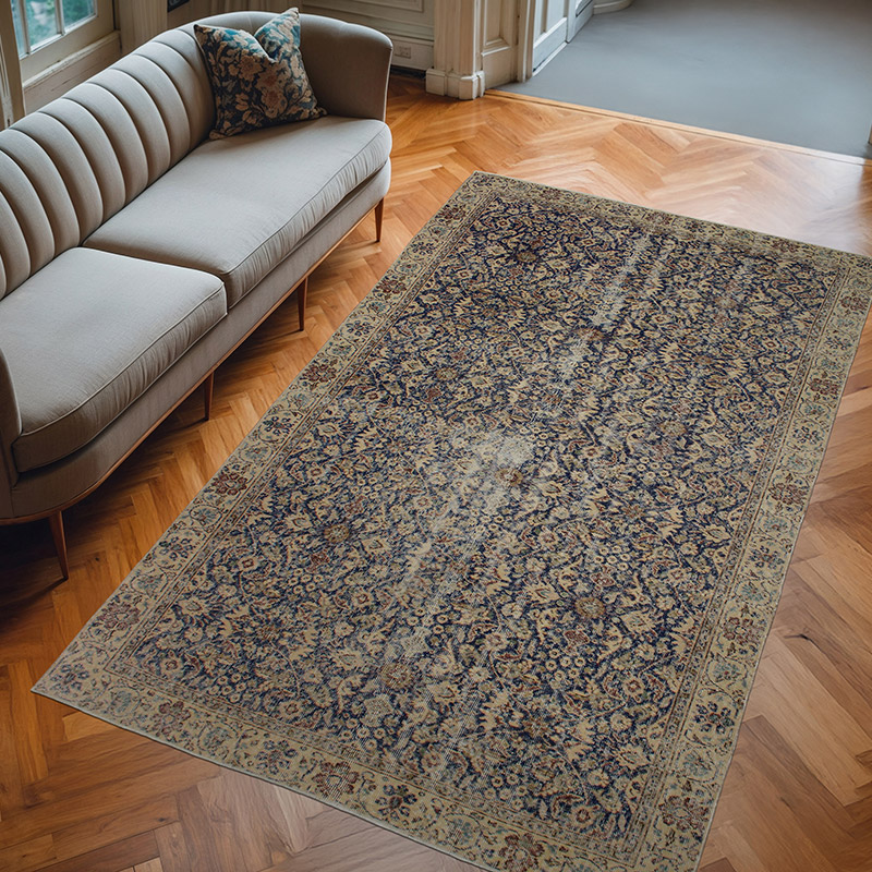 El Dokuma Vintage Halı - 166 cm x 284 cm - K0083082