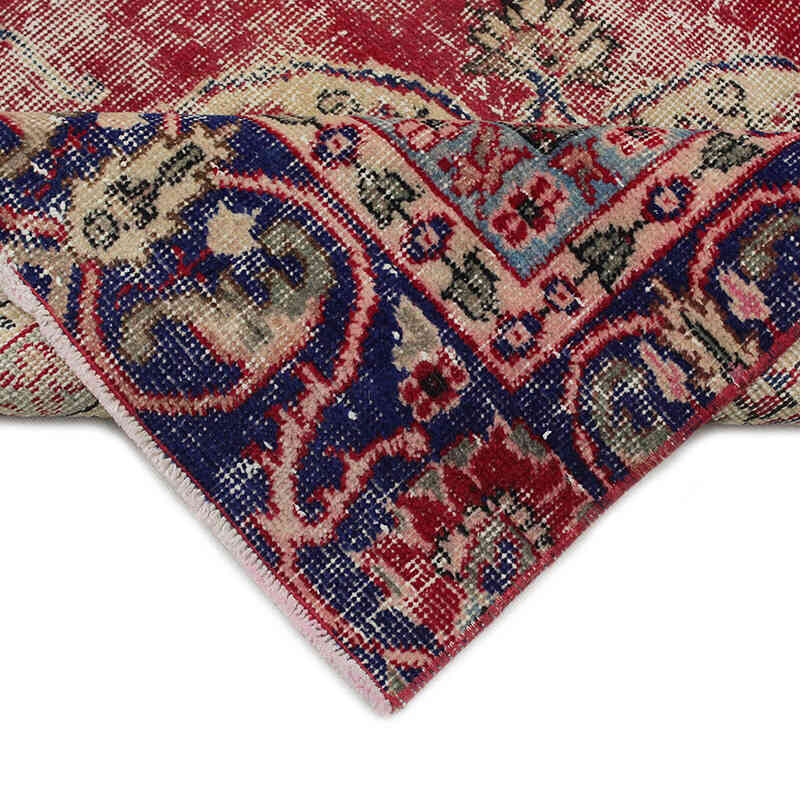 Alfombra Vintage Turca Anudada a Mano - 178 cm x 290 cm - K0083084