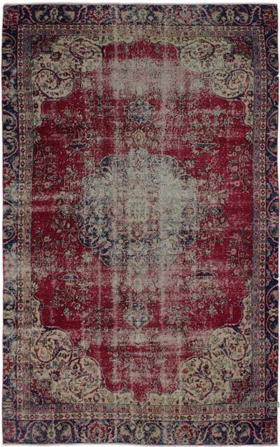 Alfombra Vintage Turca Anudada a Mano - 178 cm x 290 cm