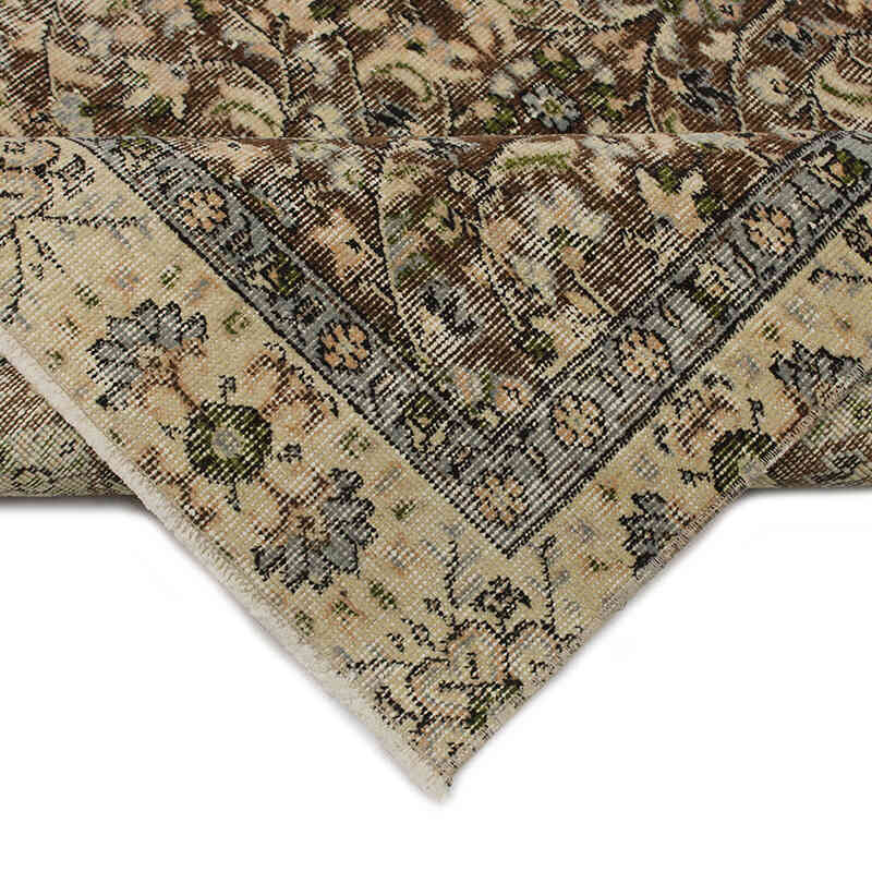 Alfombra Vintage Turca Anudada a Mano - 143 cm x 250 cm - K0083087