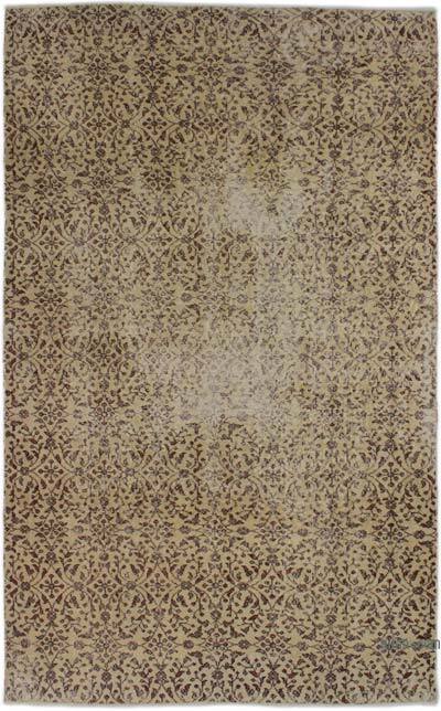 Vintage Turkish Hand-Knotted Rug - 5' 3" x 8' 8" (63" x 104")