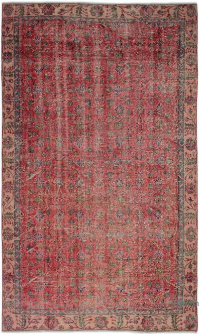 Vintage Turkish Hand-Knotted Rug - 5' 3" x 9' 1" (63" x 109")
