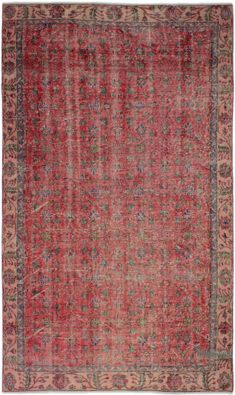 Alfombra Vintage Turca Anudada a Mano - 161 cm x 276 cm - K0083090