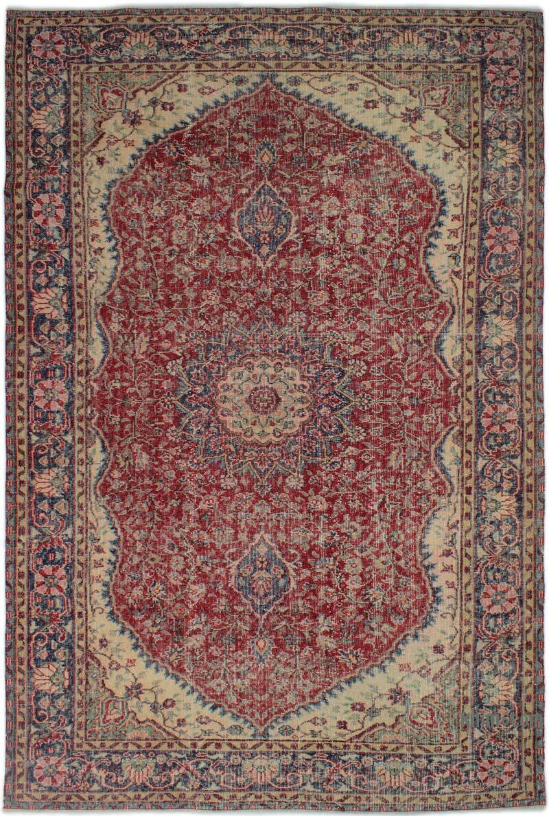 El Dokuma Vintage Halı - 186 cm x 288 cm - K0083091
