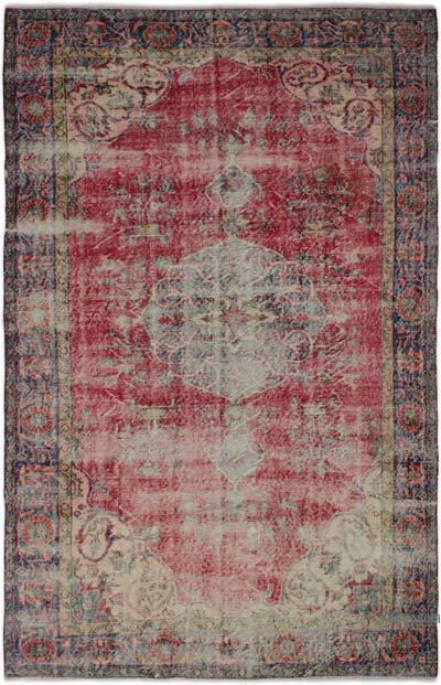 Vintage Turkish Hand-Knotted Rug - 5' 9" x 9'  (69" x 108")