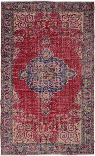 Vintage Turkish Hand-Knotted Rug - 5' 7" x 9' 3" (67" x 111")