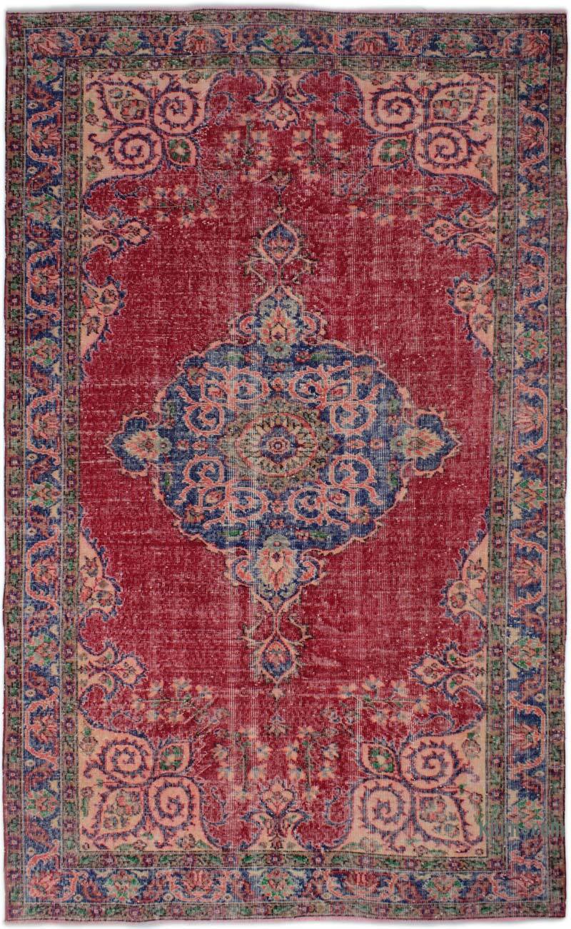 Vintage Turkish Hand-Knotted Rug - 5' 7" x 9' 3" (67" x 111") - K0083098