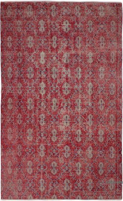 Vintage Turkish Hand-Knotted Rug - 5' 7" x 9' 1" (67" x 109")