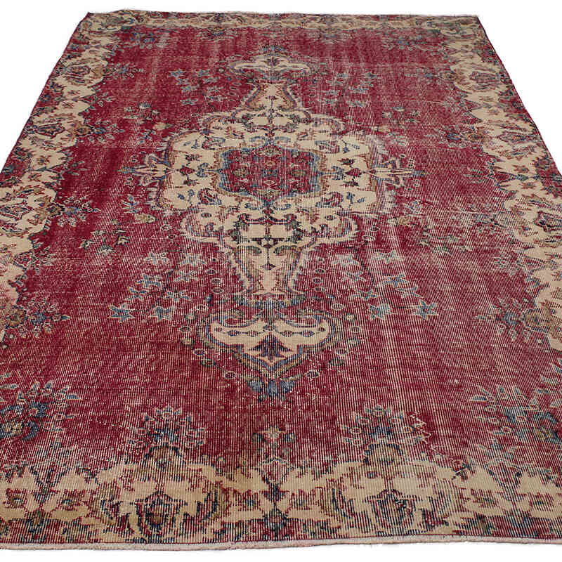 Vintage Turkish Hand-Knotted Rug - 5' 9" x 9' 3" (69" x 111") - K0083100