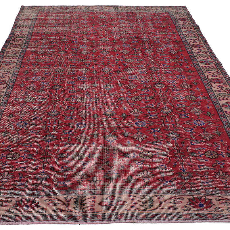 Vintage Turkish Hand-Knotted Rug - 5' 6" x 9' 3" (66" x 111") - K0083101