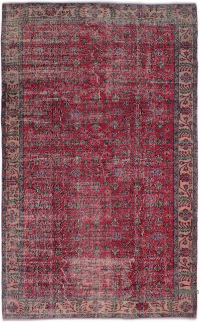 Vintage Turkish Hand-Knotted Rug - 5' 6" x 9' 3" (66" x 111")