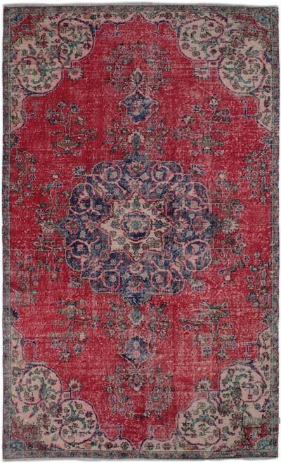 Vintage Turkish Hand-Knotted Rug - 5' 2" x 8' 9" (62" x 105")