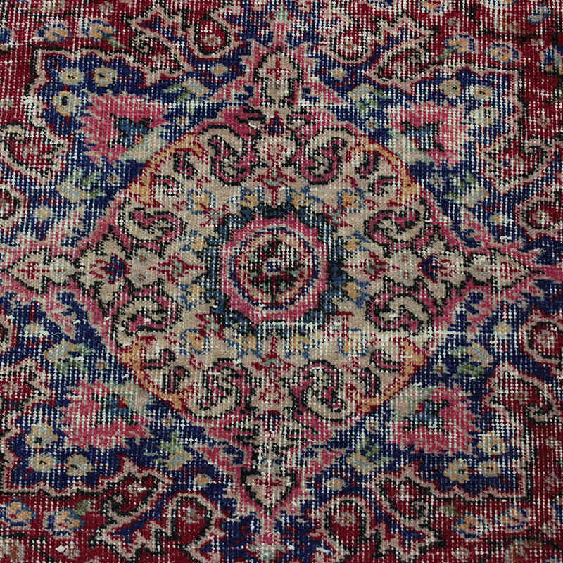 Alfombra Vintage Turca Anudada a Mano - 159 cm x 247 cm - K0083103