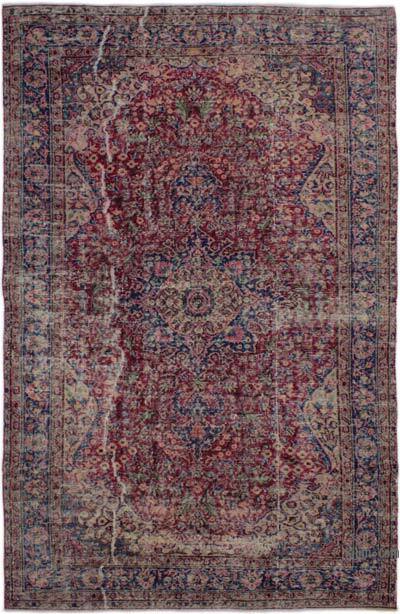 Alfombra Vintage Turca Anudada a Mano - 159 cm x 247 cm