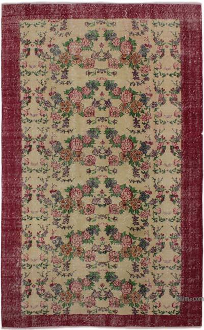 Vintage Turkish Hand-Knotted Rug - 4' 11" x 8' 1" (59" x 97")
