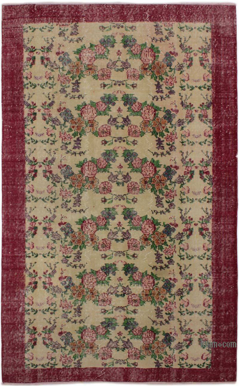 Vintage Turkish Hand-Knotted Rug - 4' 11" x 8' 1" (59" x 97") - K0083104