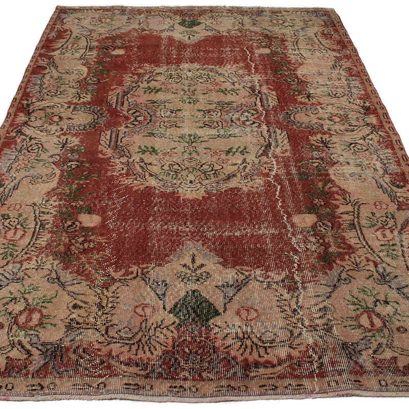 El Dokuma Vintage Halı - 164 cm x 271 cm - K0083105
