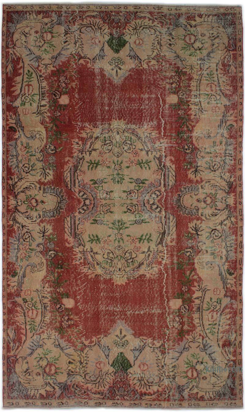 El Dokuma Vintage Halı - 164 cm x 271 cm - K0083105