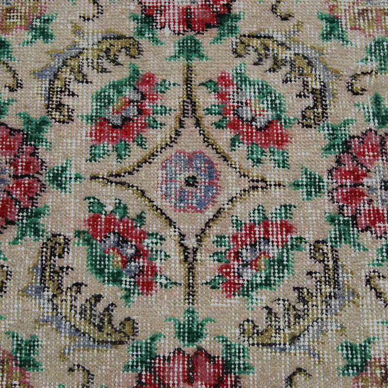 Alfombra Vintage Turca Anudada a Mano - 183 cm x 305 cm - K0083108