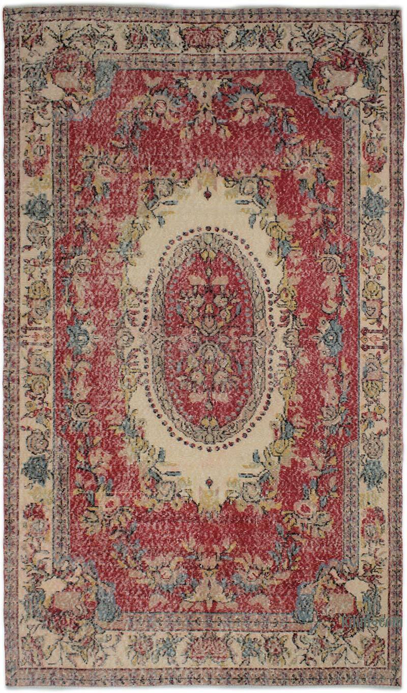 Vintage Turkish Hand-Knotted Rug - 5' 6" x 9' 6" (66" x 114") - K0083110