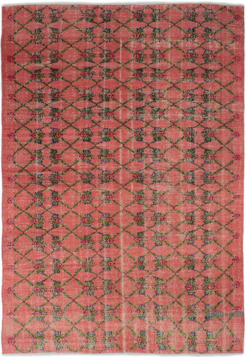 Alfombra Vintage Turca Anudada a Mano - 185 cm x 270 cm - K0083111